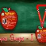 Apple Shape 1 Acrylic ID Card