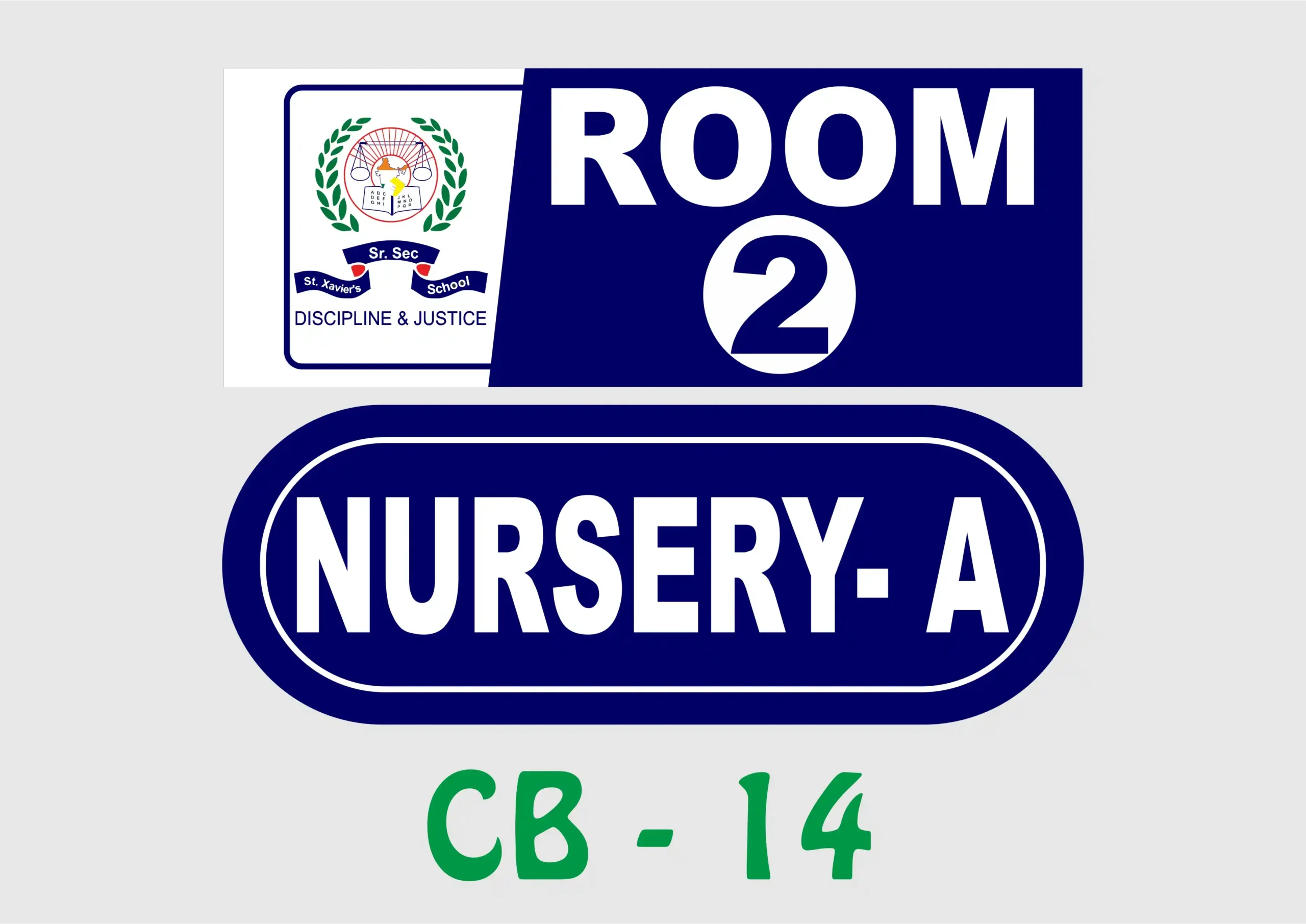 CB - 14 Wall Name Plate - Nursery A - Image 1