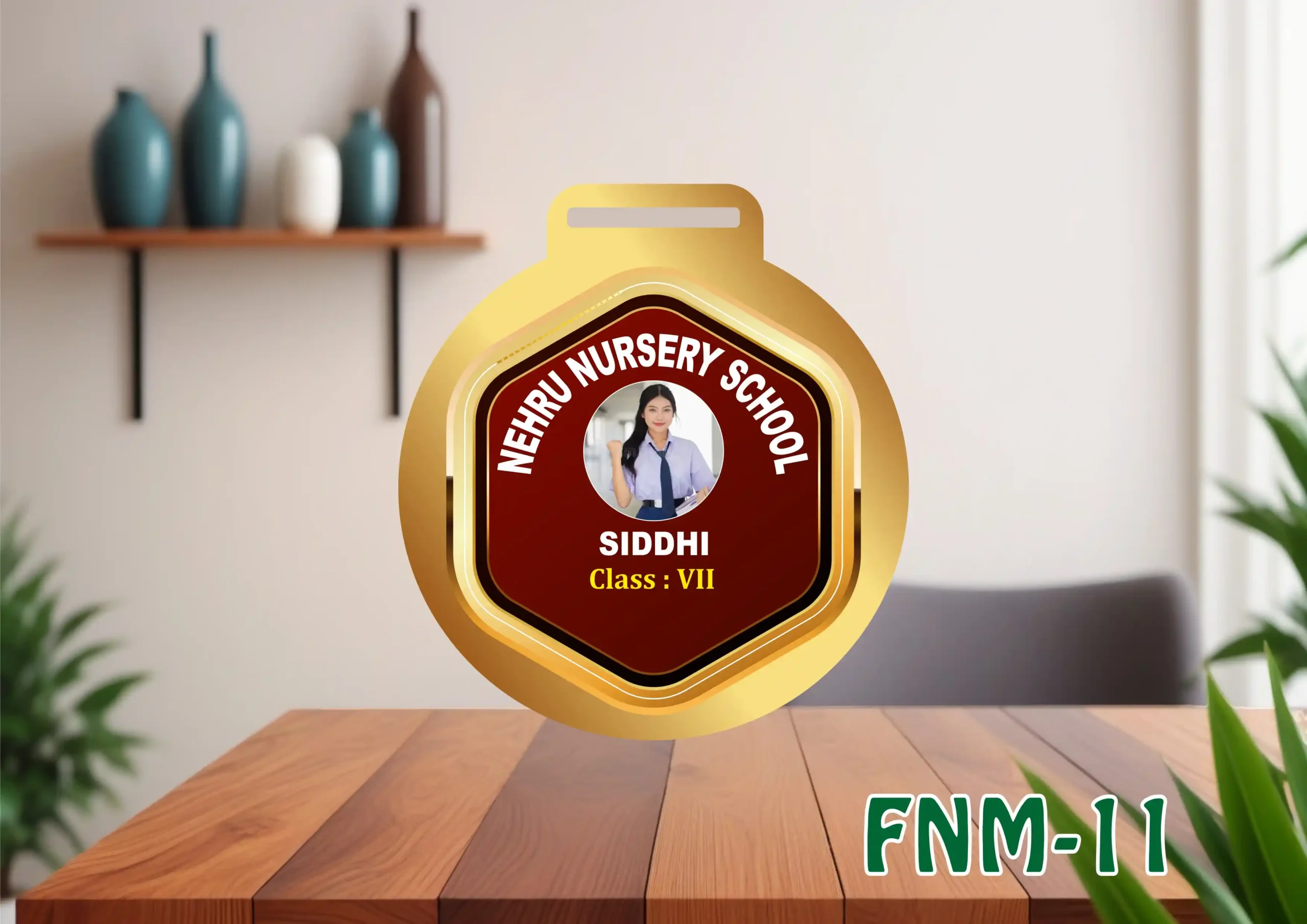 FNM11- 1 Customised Printed Medal - FNM11 - Image 1