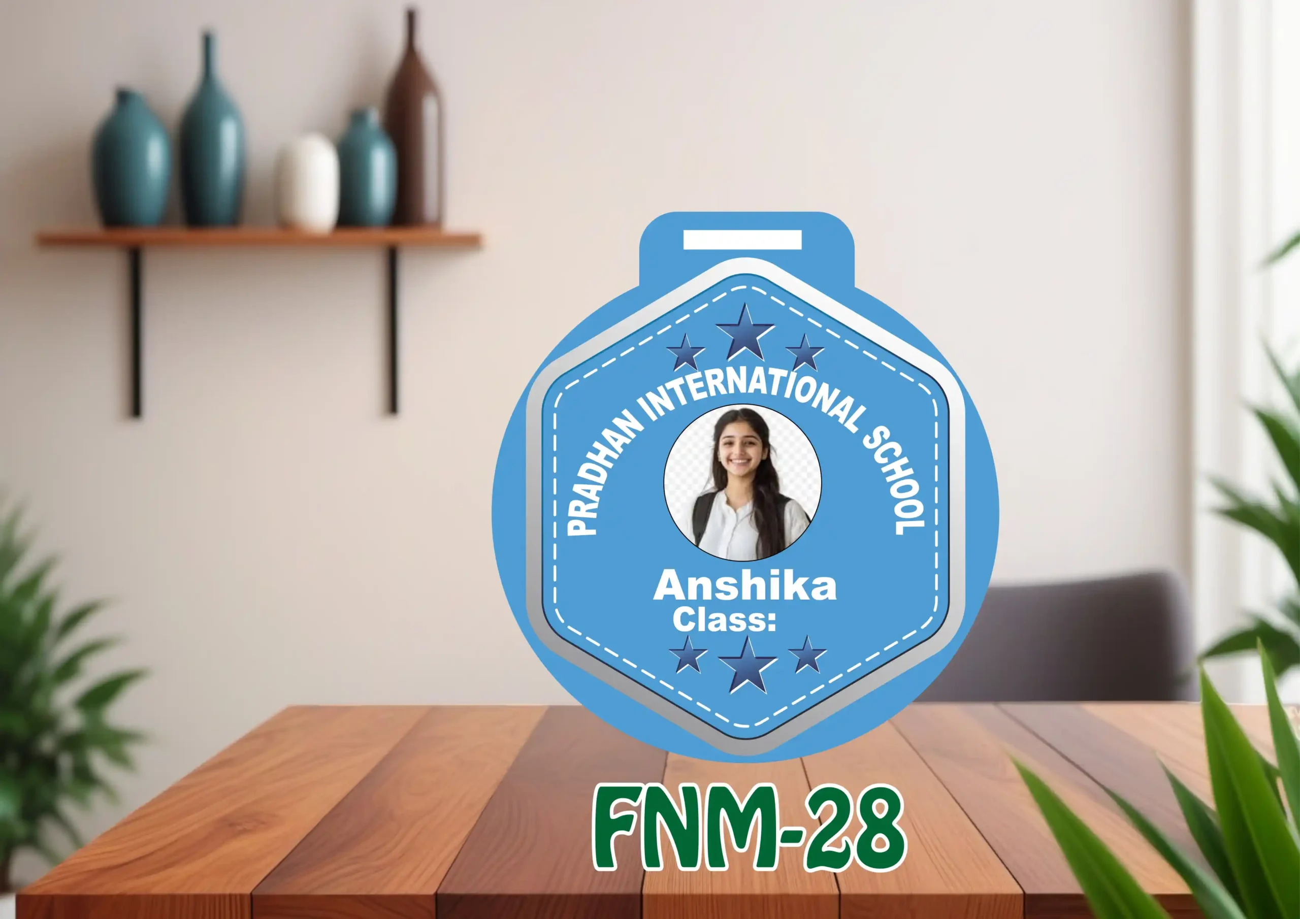 FNM28-1 Customised Printed Medal - FNM28 - Image 1