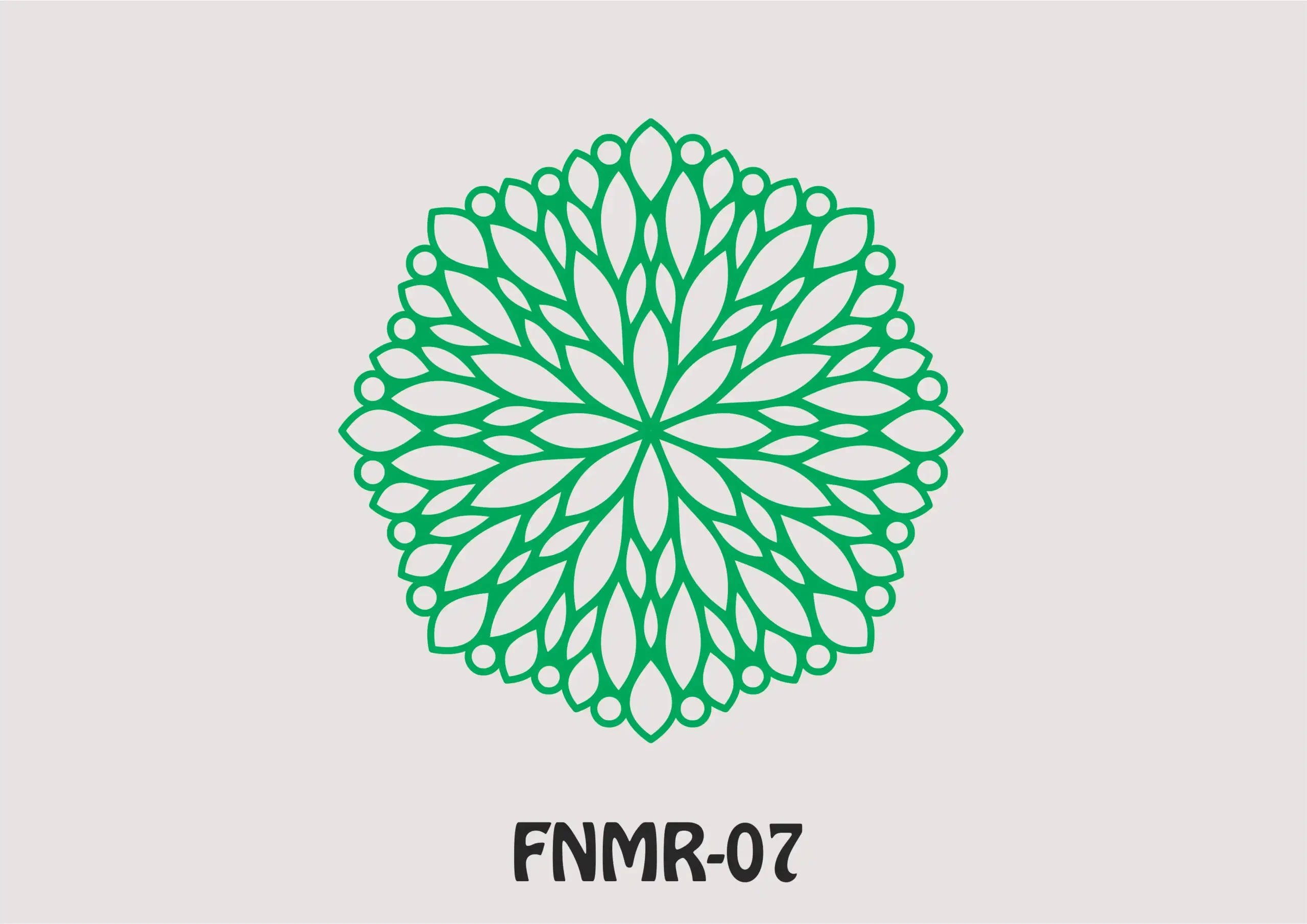 FNMR07 MDF Rangoli Decorative Floor Art - FNMR07 - Image 1