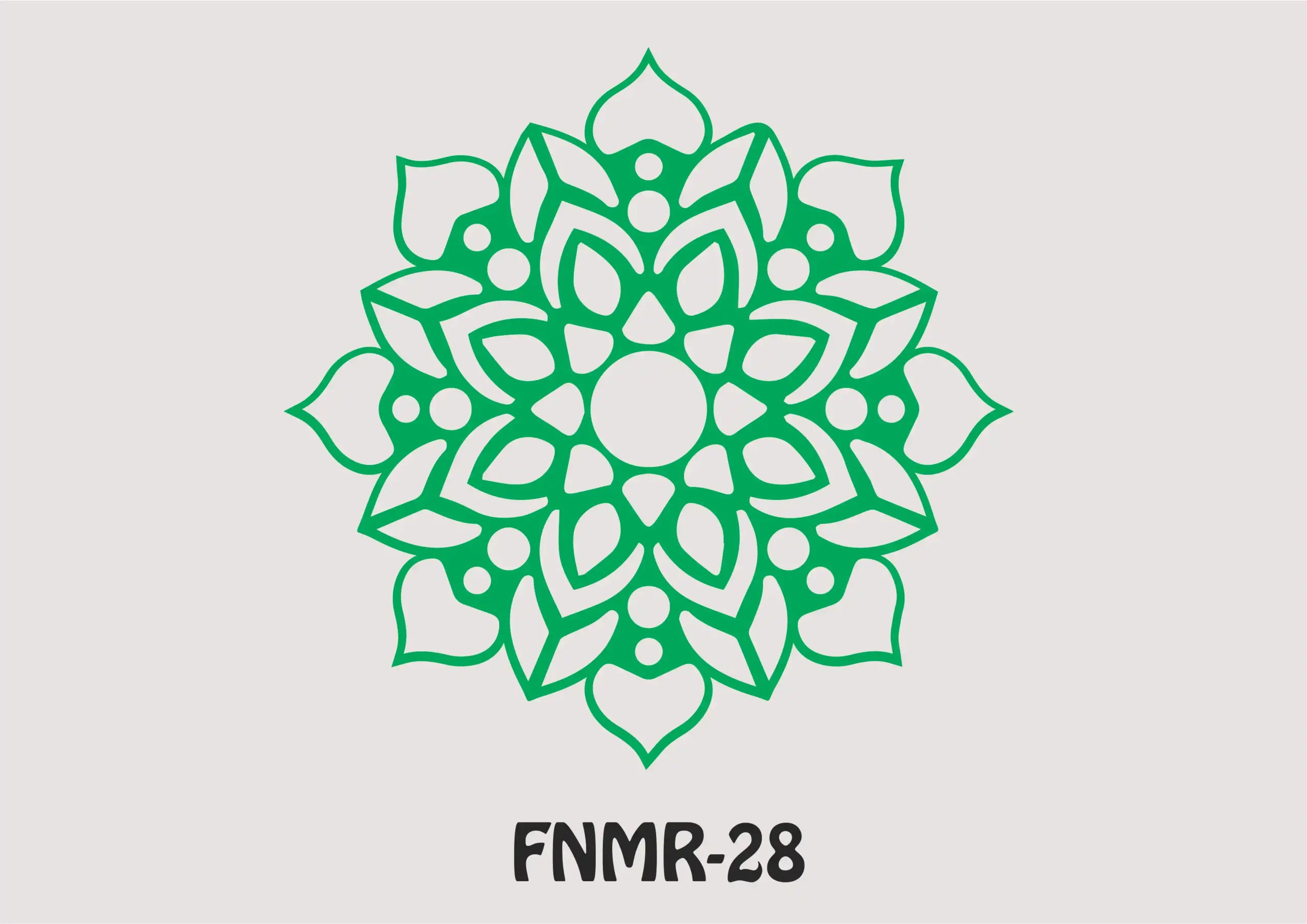 FNMR28 MDF Rangoli Decorative Floor Art - FNMR28 - Image 1