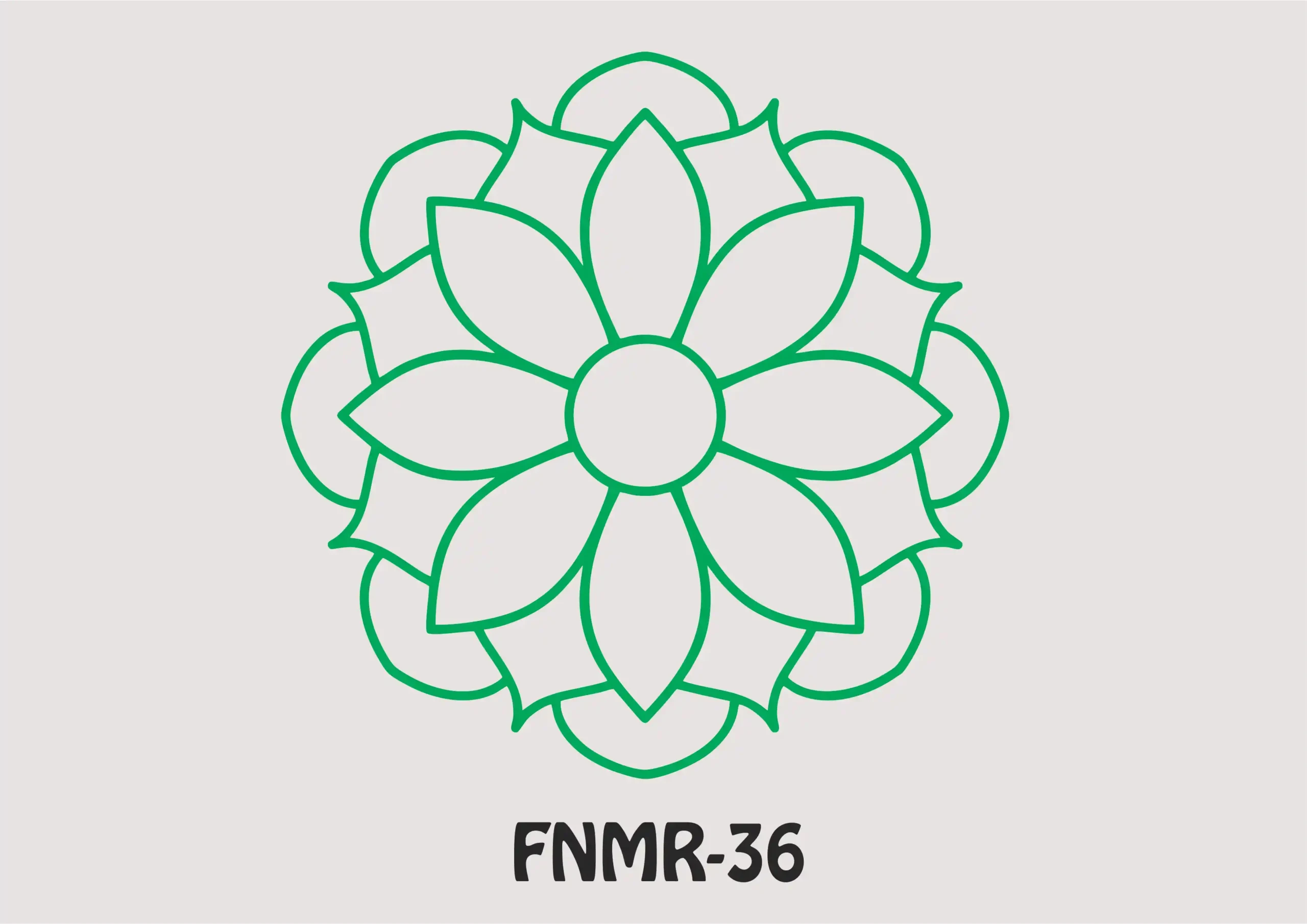 FNMR36 MDF Rangoli Decorative Floor Art - FNMR36 - Image 1