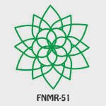MDF Rangoli Decorative Floor Art - FNMR51