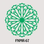 MDF Rangoli Decorative Floor Art - FNMR67
