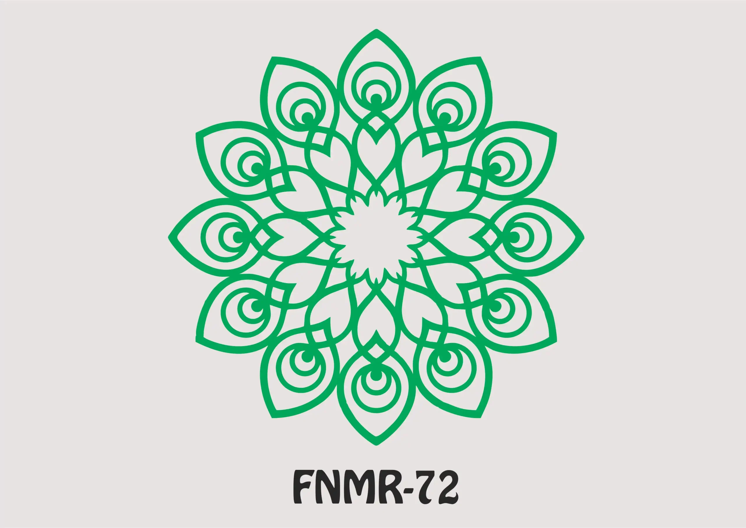 FNMR72 MDF Rangoli Decorative Floor Art - FNMR72 - Image 1