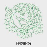 MDF Rangoli Decorative Floor Art - FNMR74