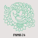 MDF Rangoli Decorative Floor Art - FNMR74