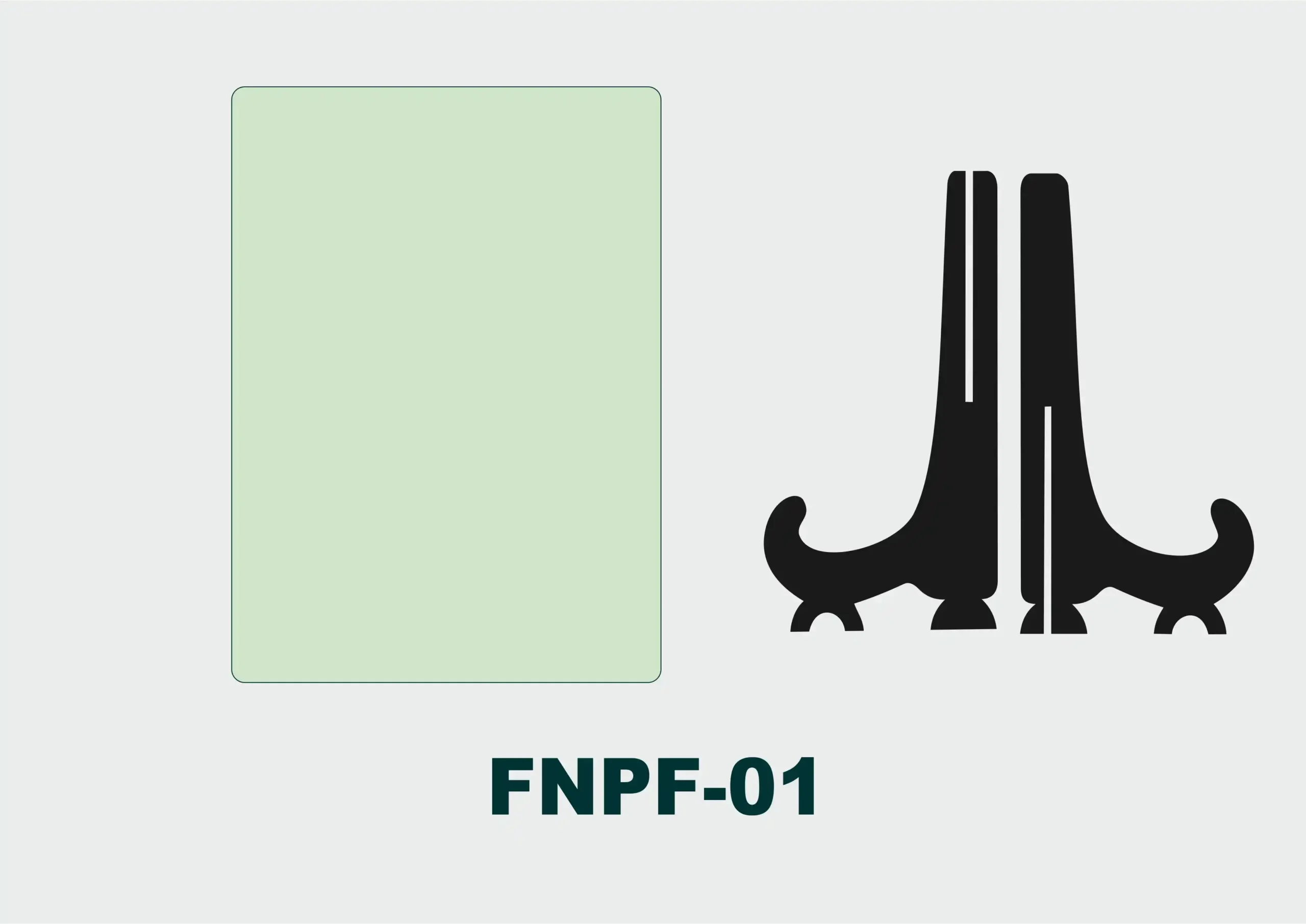 FNPF01 Desk Photo Frame with Table Stand – Sublimation Printed - Image 1