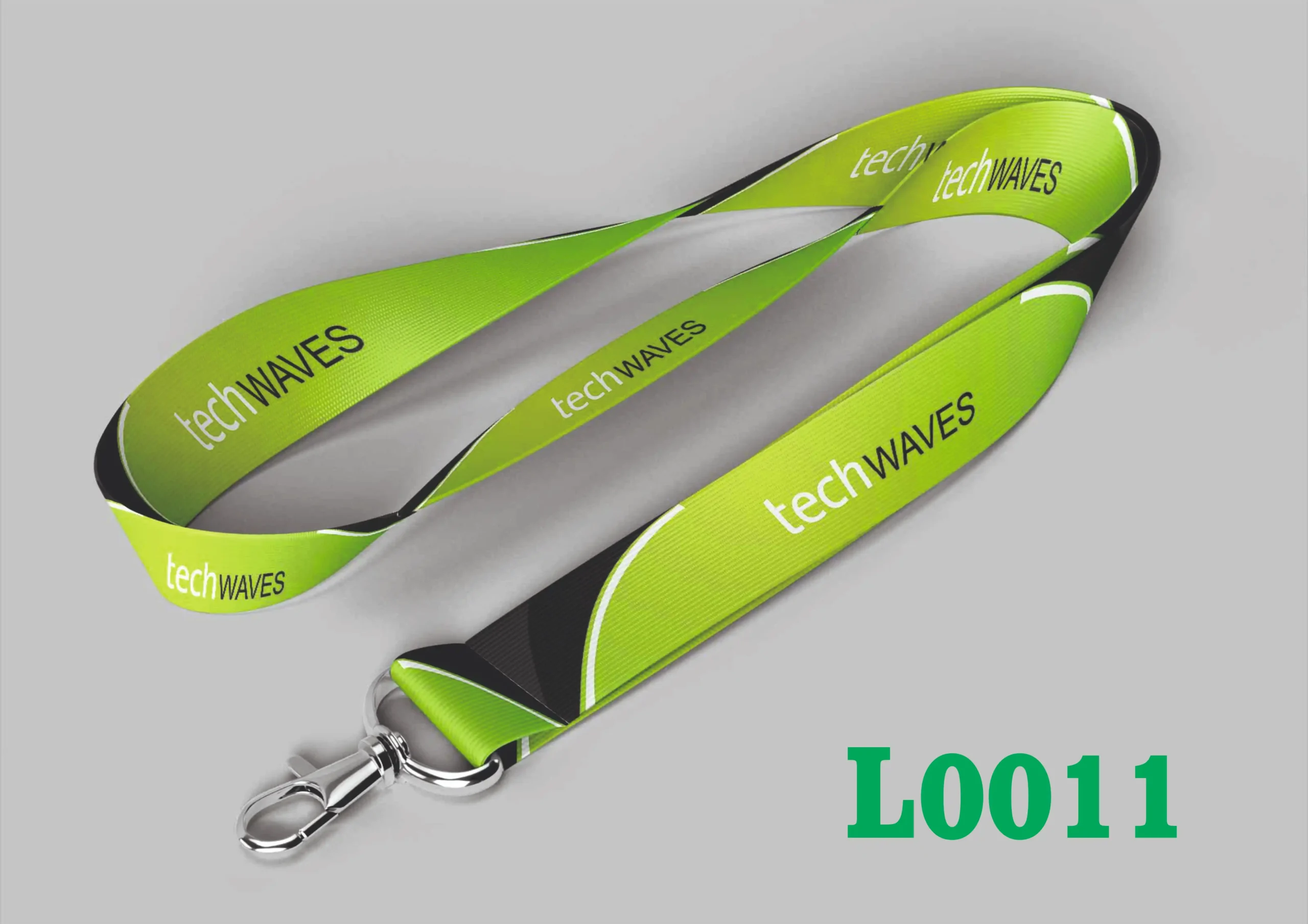 L0011 Digital Lanyard Template L0011 - Image 1