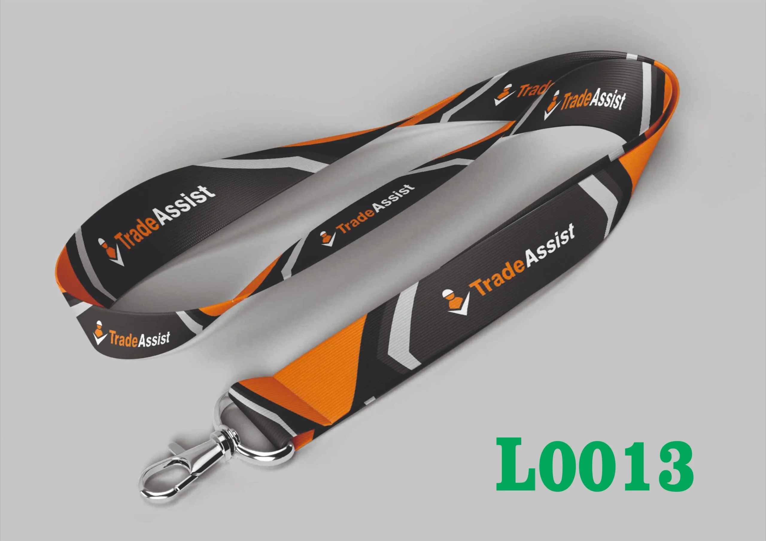 L0013 Digital Lanyard Template L0013 - Image 1