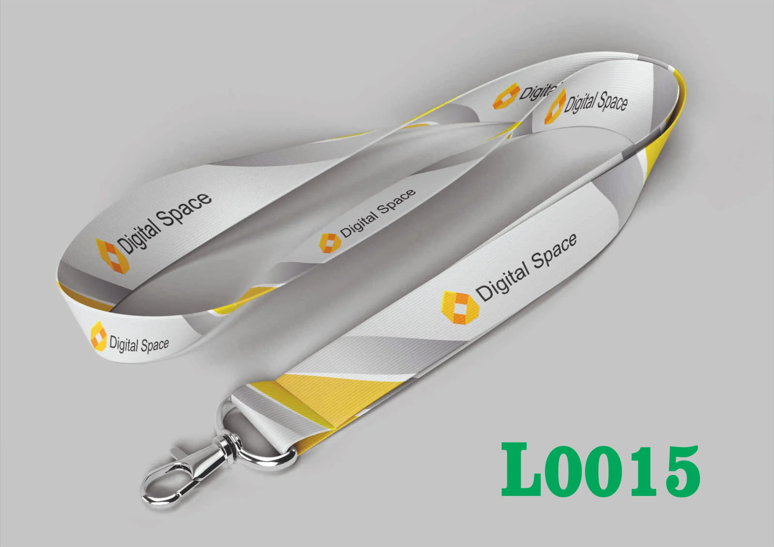 L0015 Digital Lanyard Template L0015 - Image 1