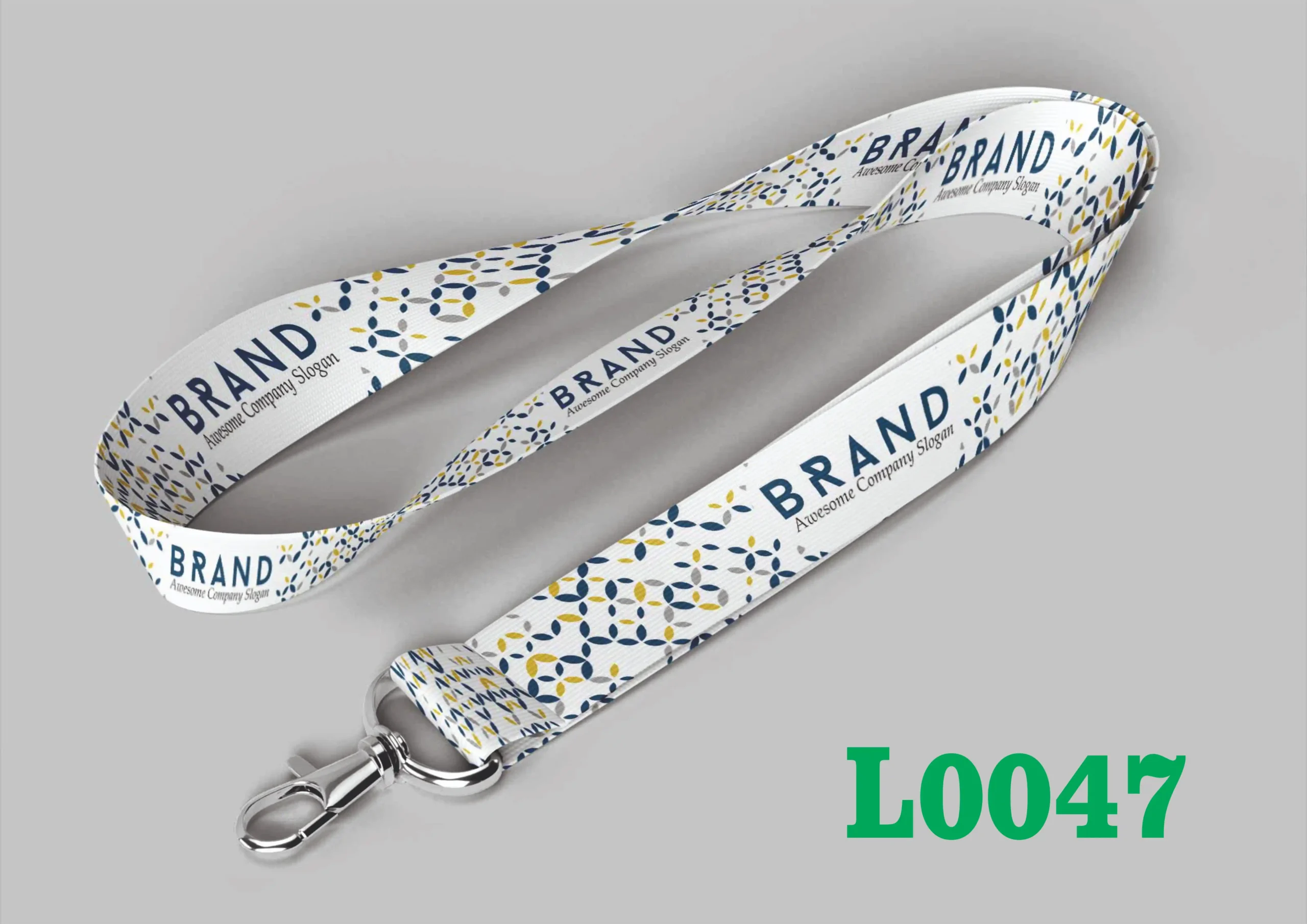 L0047 Digital Lanyard Template L0047 - Image 1