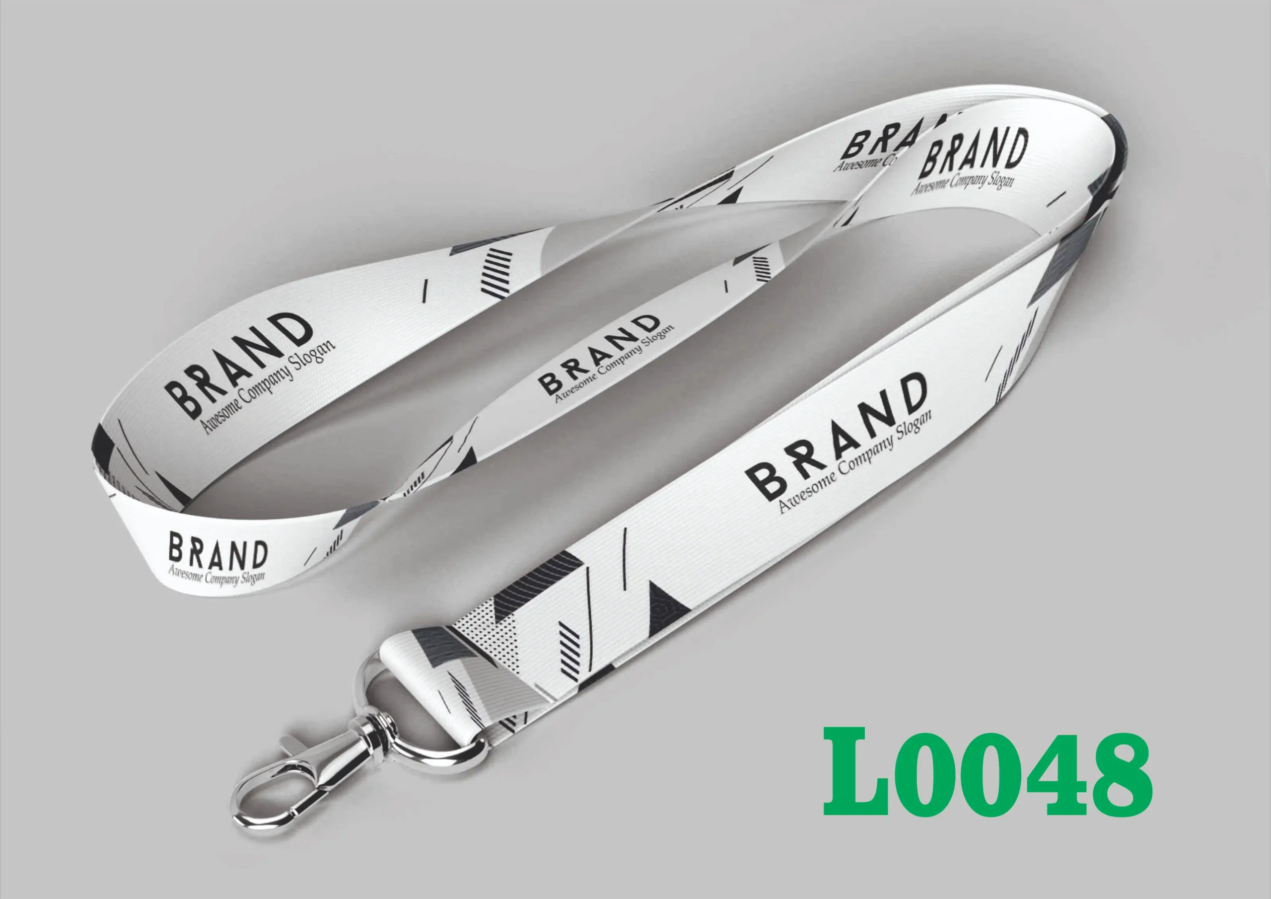 L0048 Digital Lanyard Template L0048 - Image 1