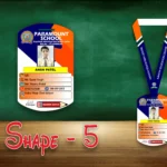 Shape 5 Acrylic ID Card