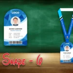 Shape 6 Acrylic ID Card