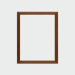 Wooden Plain Border Photo Frame - BROWN