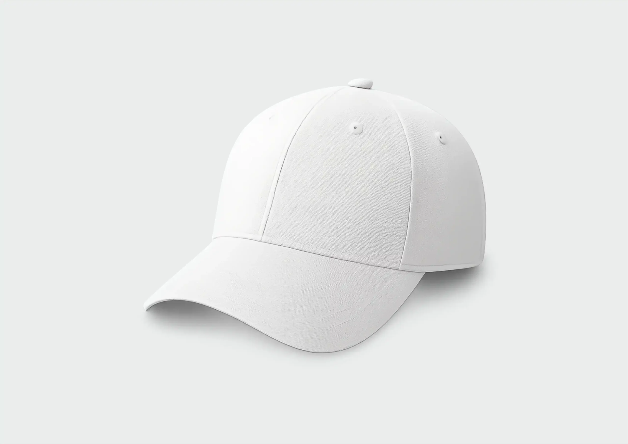 white White Promotional Cap - Image 1