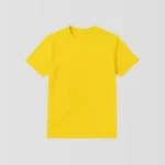 Custom Sublimation Yellow T-Shirts