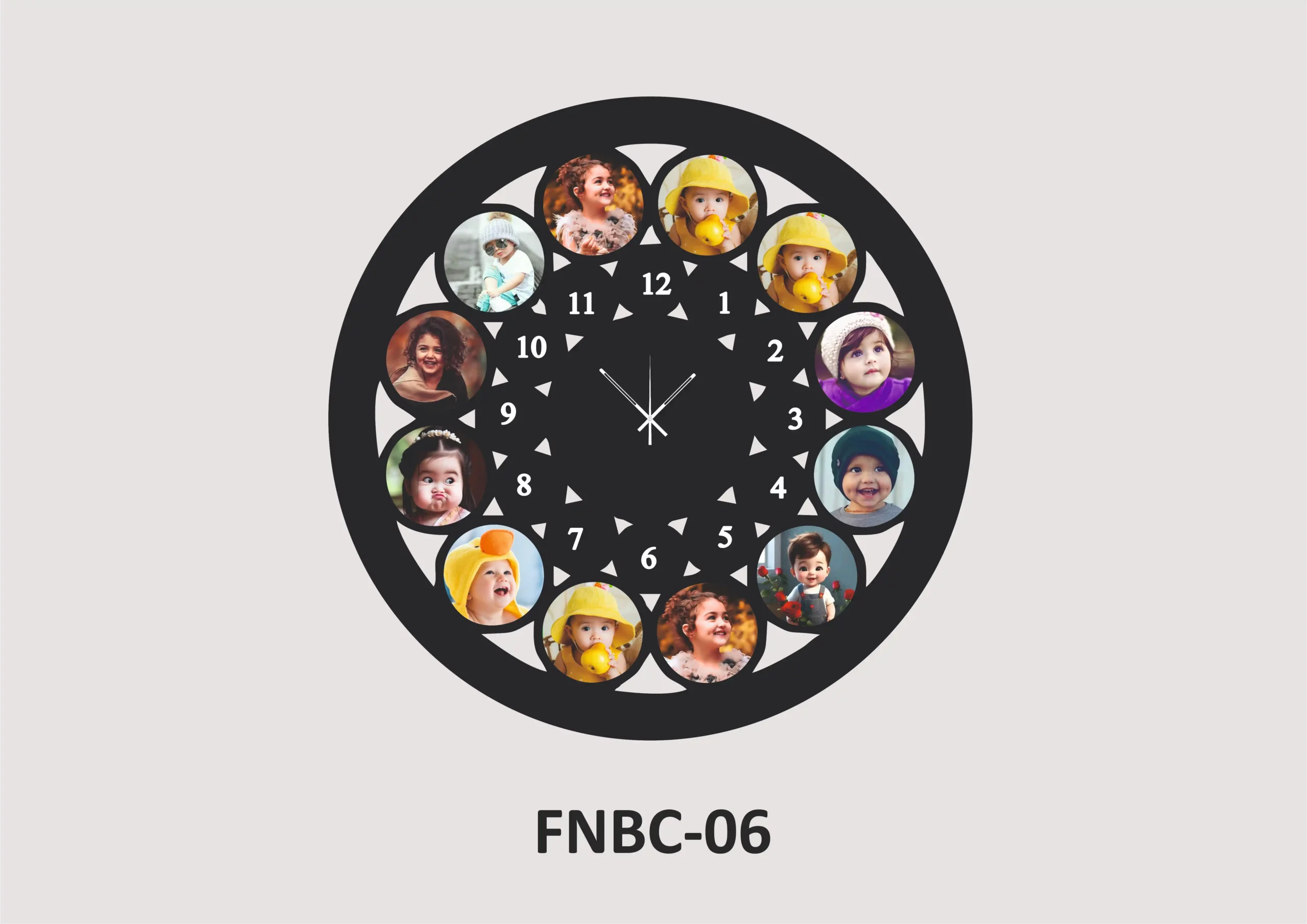 FNBC-06-1 Sublimation Wall Clock - FNSC031 - Image 1