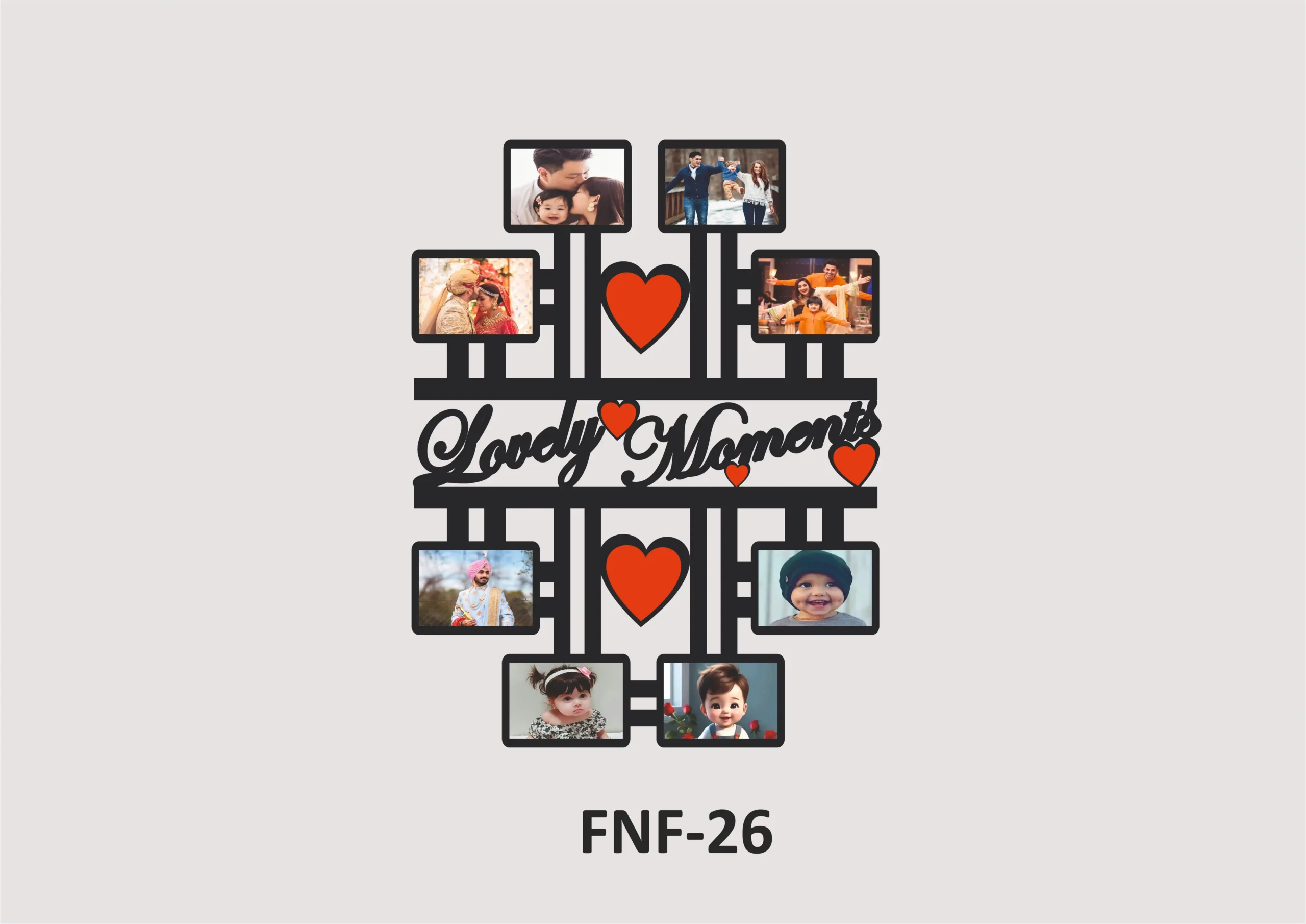 FNF26- 1 Sublimation Wall Hanging Frame - FNF034 - Image 1