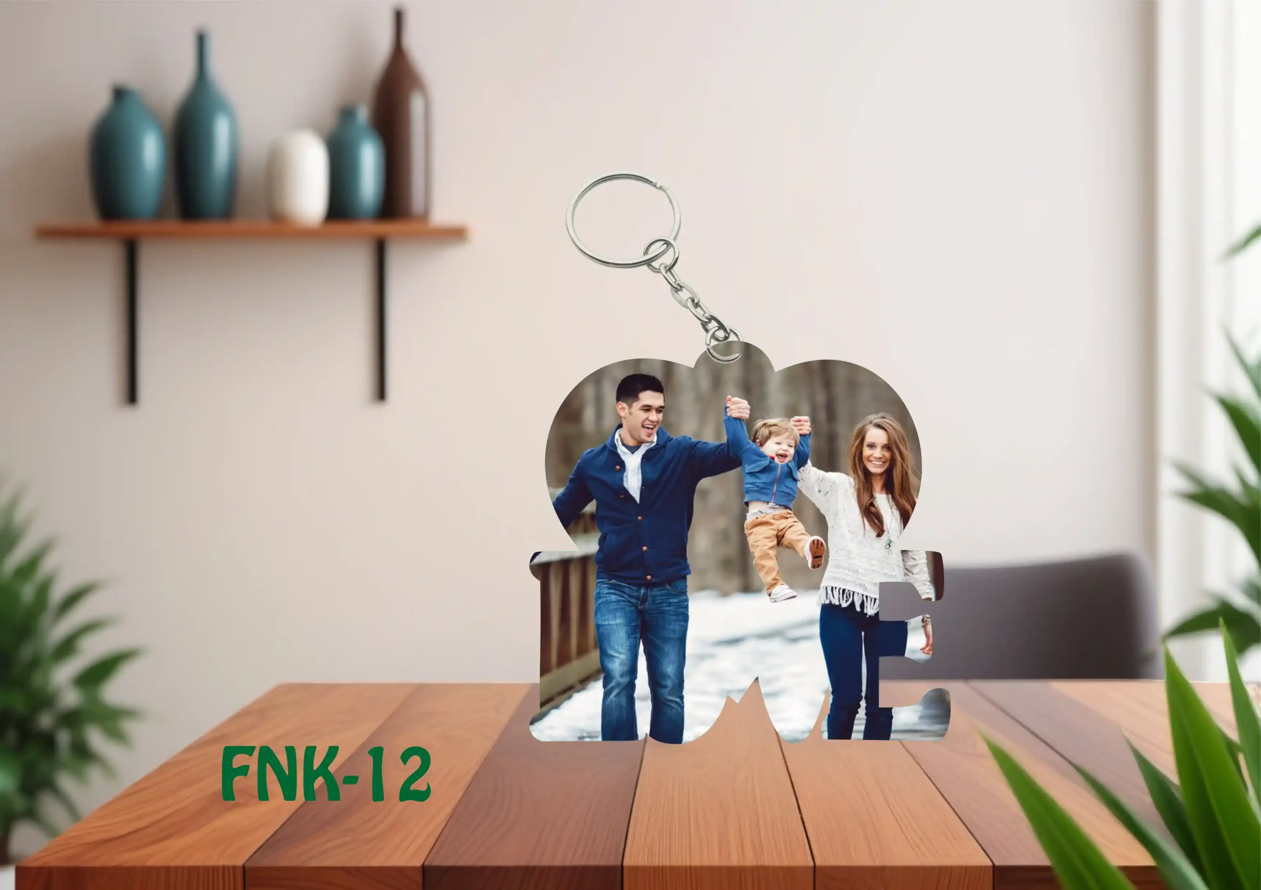 FNK-12 Sublimation Keyring & Custom Printed - FNK15 - Image 1