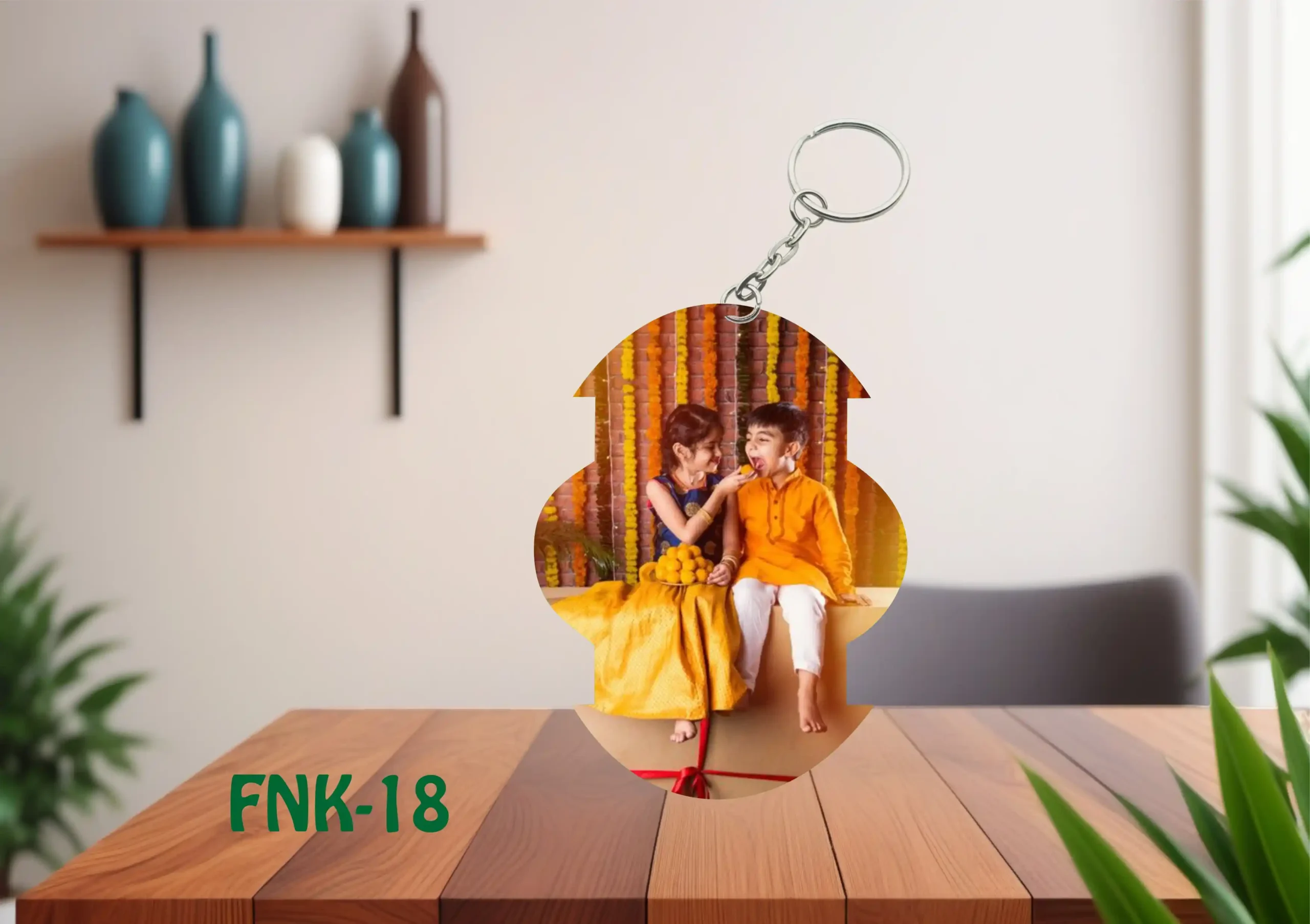FNK-18 Sublimation Keyring & Custom Printed - FNK18 - Image 1