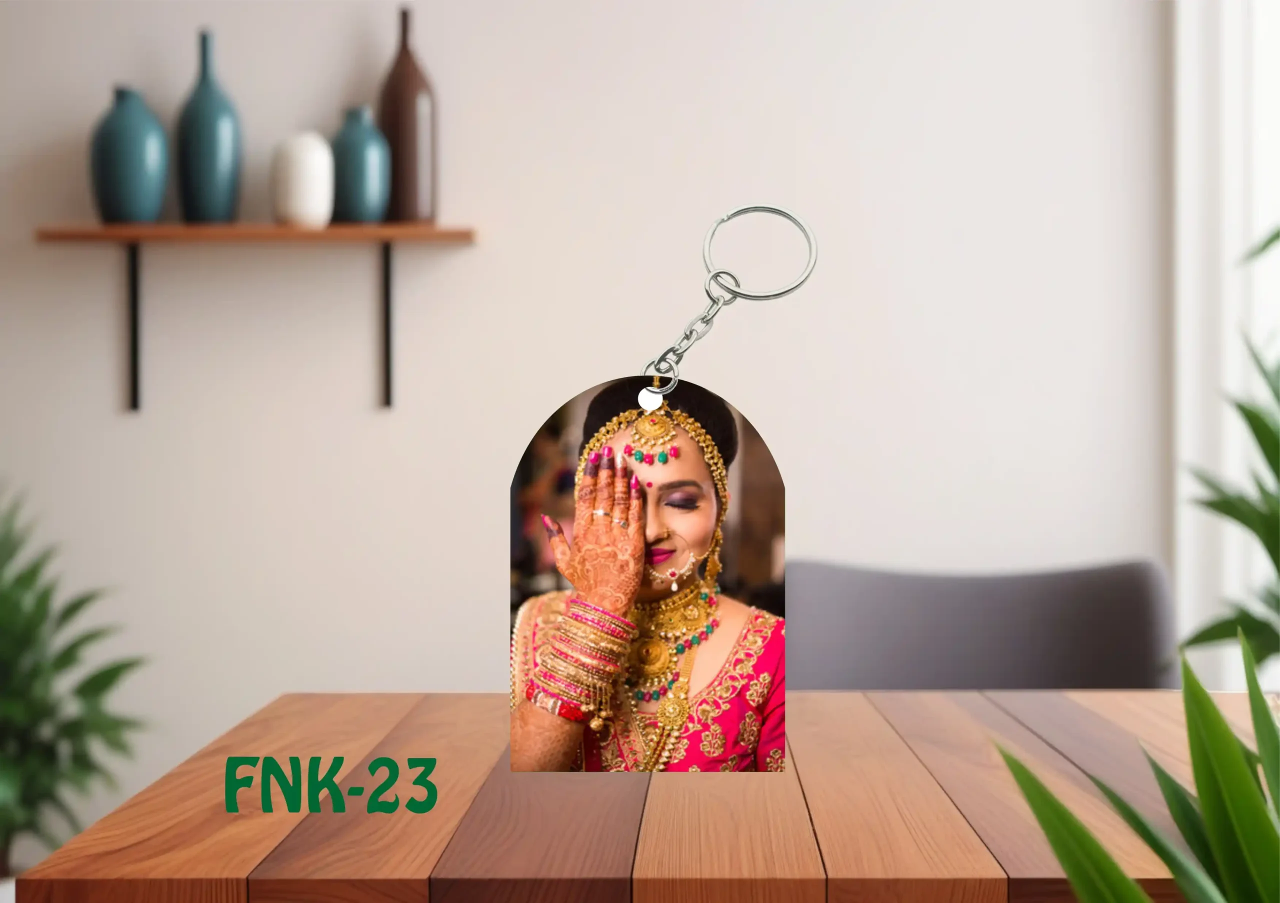 FNK-23 Sublimation Keyring & Custom Printed - FNK23 - Image 1