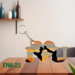 Sublimation Keyring & Custom Printed - FNK25