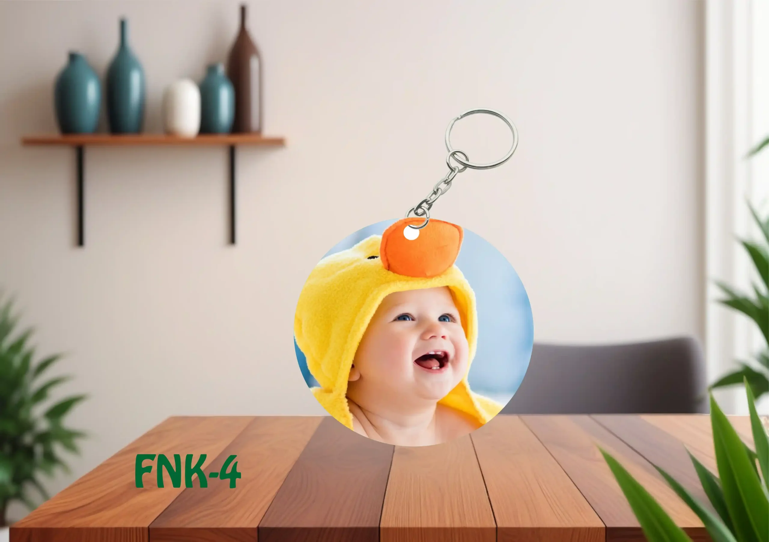 FNK-4 Sublimation Keyring & Custom Printed - FNK10 - Image 1