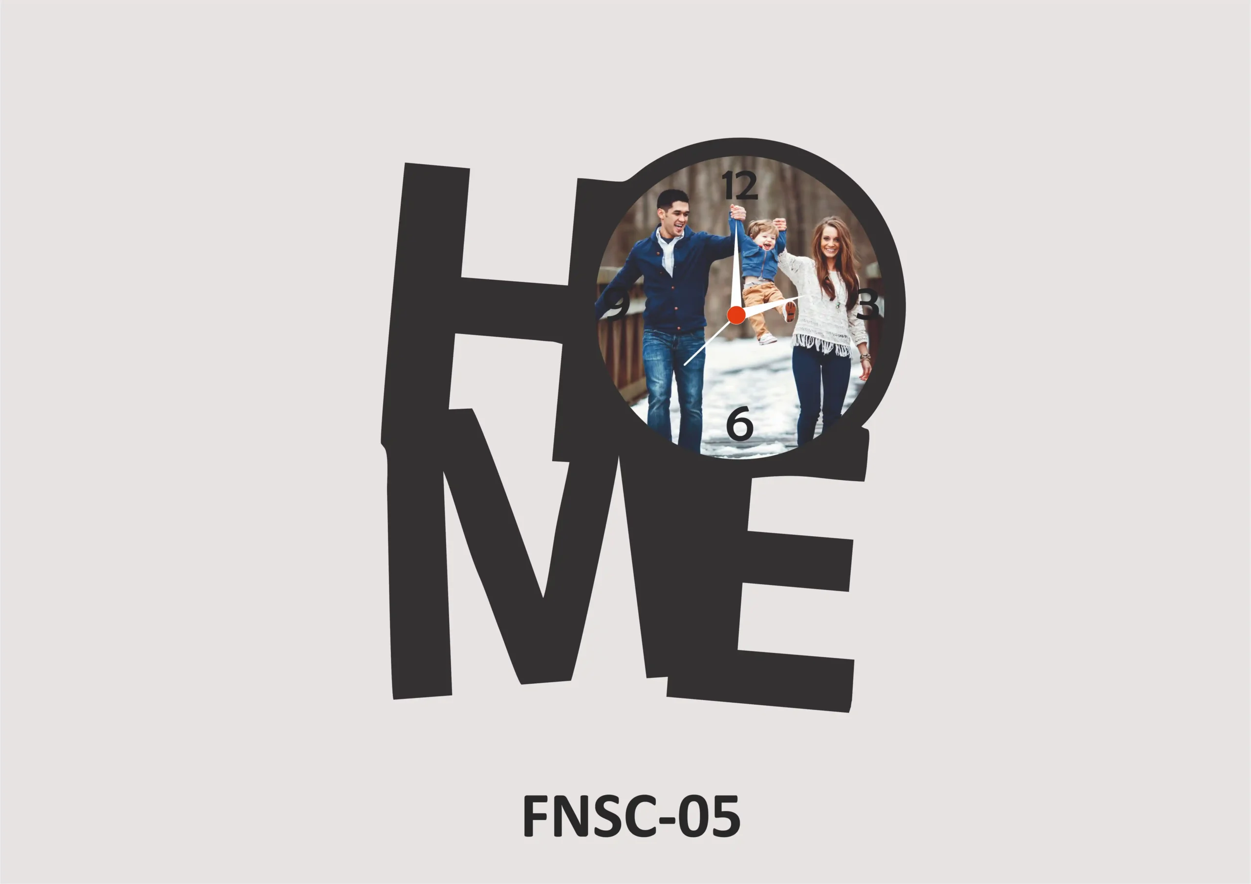 FNSC5- 1 Sublimation Wall Clock - FNSC018 - Image 1