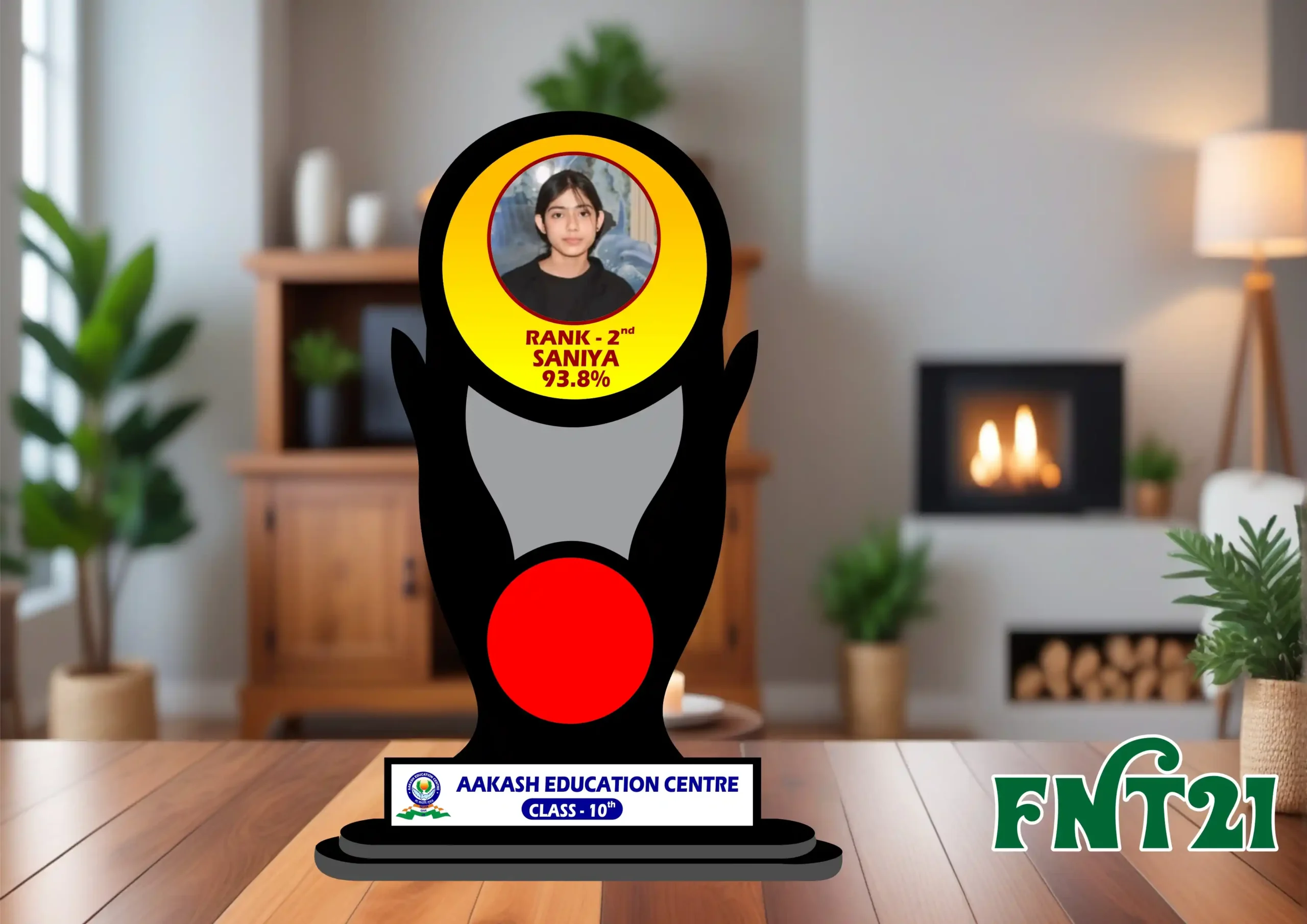 FNT21- 1 Sublimation Trophy - FNST21 - Image 1