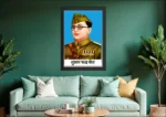 Wooden Photo Frame Subhash Chandra Bose
