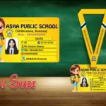 Girl Shape Acrylic ID Card