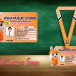 Rabbit-Charcter Shape Acrylic ID Card
