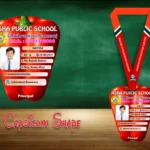 Red-Capsicum Shape Acrylic ID Card